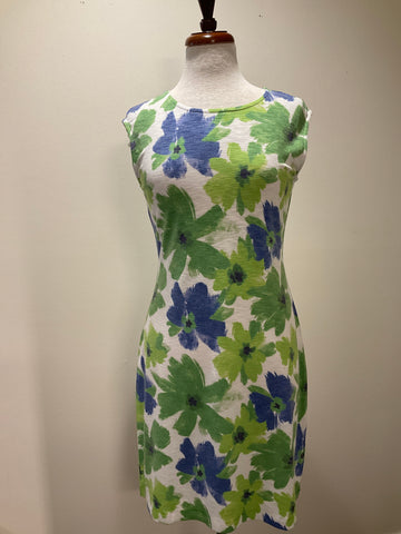 Nally & Millie Printed Green Floral  Dress