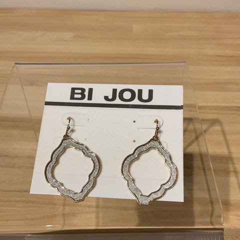 Bi Jou Crystal Center Drop Earring