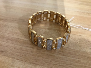 Bi Jou Gold And Crystal Bracelet