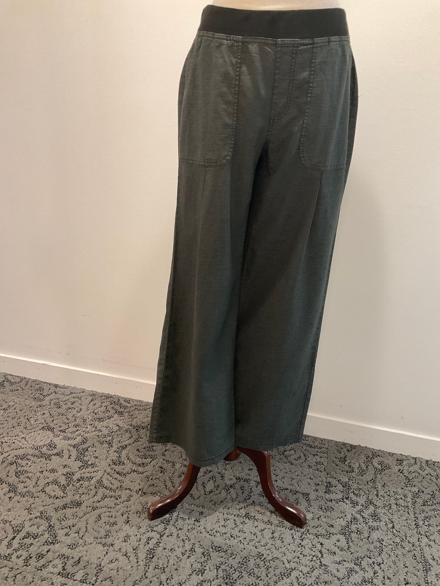 XCVI Charcoal Linus Flare Pant
