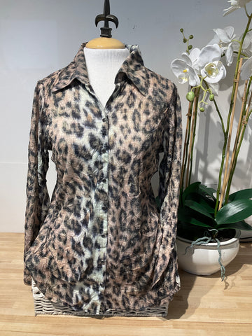 David Cline Animal Print Shirt