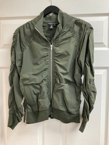 Peace Of Cloth Amry Dani Ruched Bomber Jacket