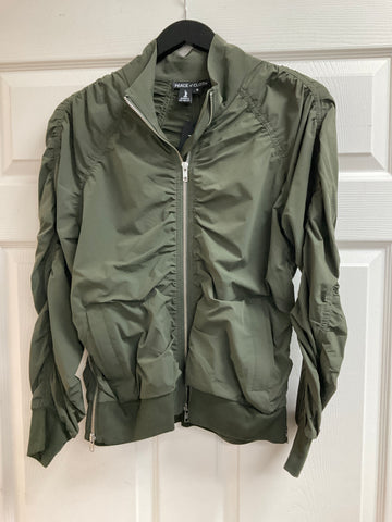 Peace Of Cloth Amry Dani Ruched Bomber Jacket