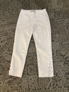 Dolcezza White Capri Pant