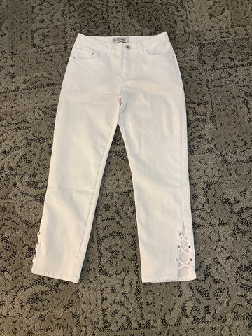 Dolcezza White Capri Pant
