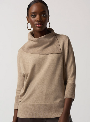 Joseph Ribkoff Asymmetrical Latte Sweater