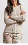 Tribal L/S Scoop Neck Oatmeal Sweater