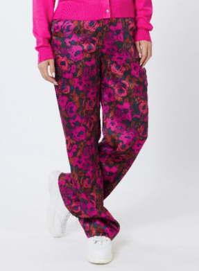 Esqualo TROUSERS SATEEN FLORAL WILDING