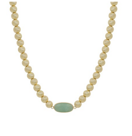 MB Frill Amazonite Necklace