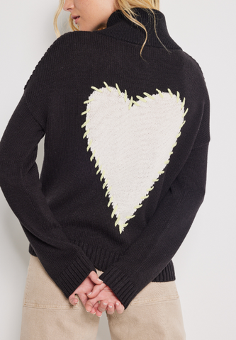 Lisa Todd Black Romancin Sweater