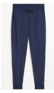 Nic & Zoe Blue   TECH STRETCH RUCHED JOGGER