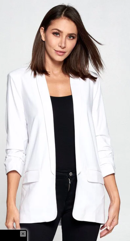 Love Token White Sabrina Blazer