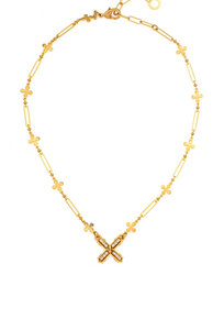 French Kande The Renee Necklace Limoge Gold