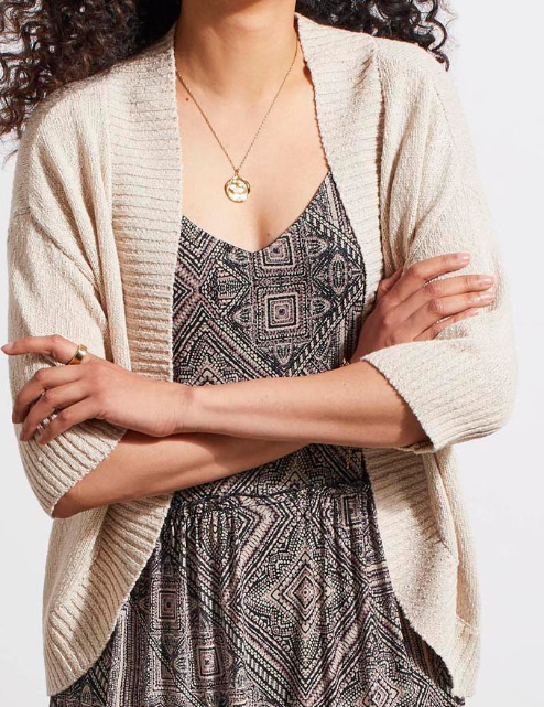 Tribal French Oak Cocoon Cardigan