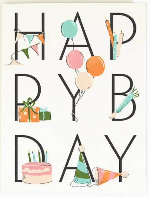 Amy Heitman Happy B Day Card