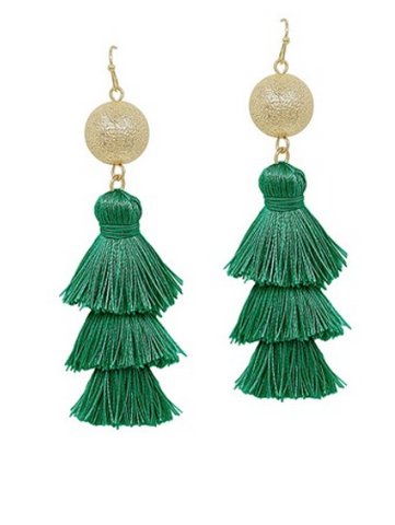 MB Reeves Green Earring