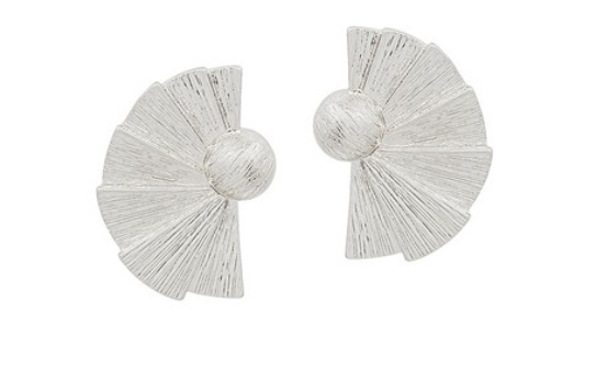 MB Sea Silver Fan Earring