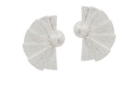 MB Sea Silver Fan Earring