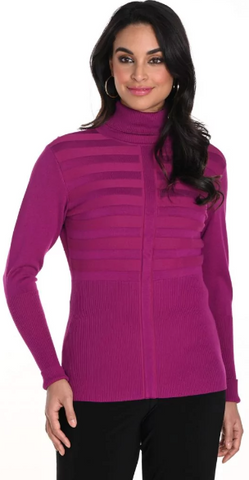 Frank Lyman Magenta Turtleneck Sweater