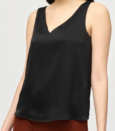 JR Satin Straight Sleeveless Top