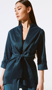 JR Stretch Taffeta Front Tie Cover Up