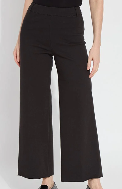 Lysse Black Erin Hi Waist Wide Leg Jean