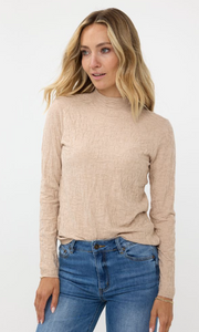 Esqualo Mock Neck Knit Sweater