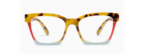 Peepers Birdie Color Block Readers