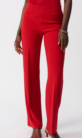 Joseph RIbkoff Red Wide Leg Pant