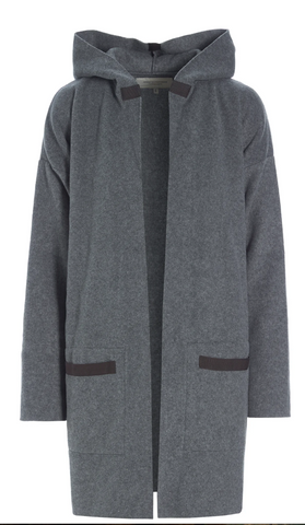 HS Grey Cardigan W/ Hood