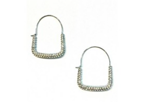 Wila Silver/Crystal Earring