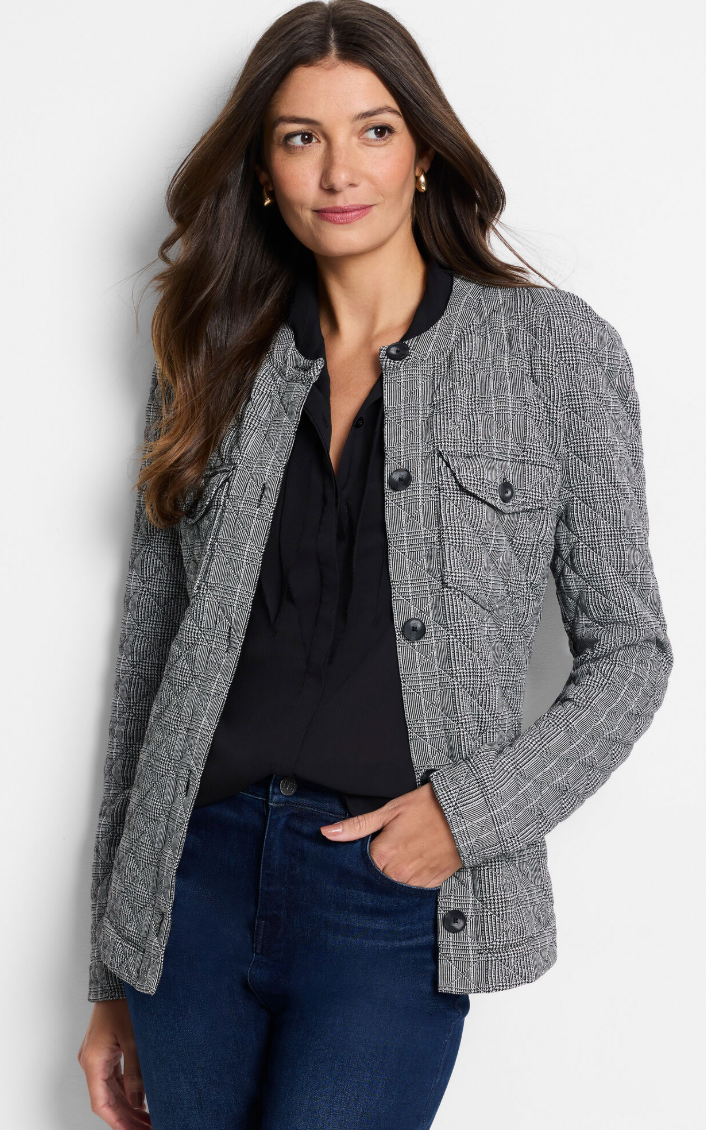 Nic & Zoe Plaid Perfection Jacket