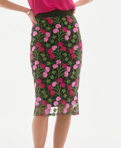 Joseph Ribkoff Floral Print Skirt