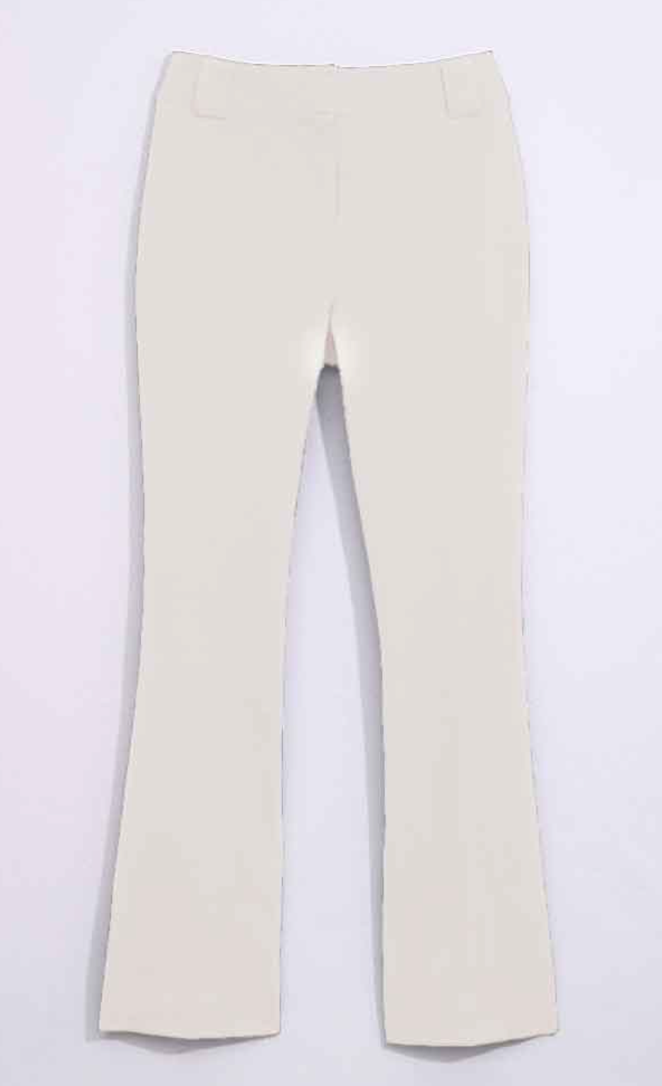 Nic & Zoe Cream Plaza Demi Boot Leg Pant