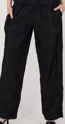 Spanner Black Embossed Pant