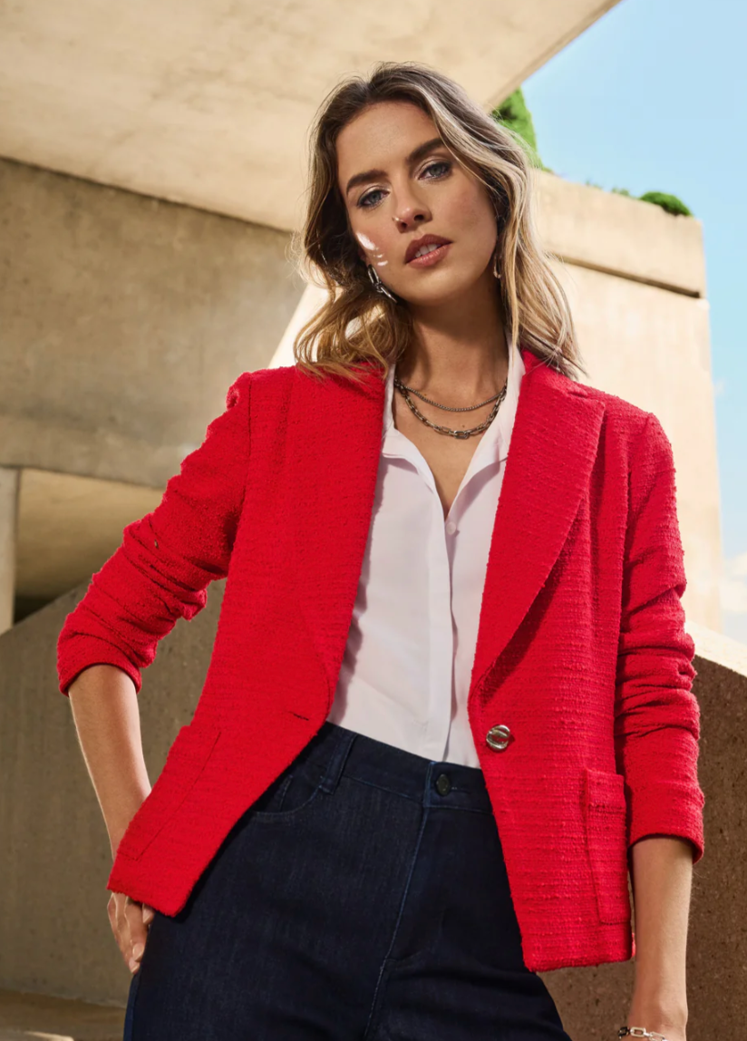 Joseph Ribkoff Red Blazer