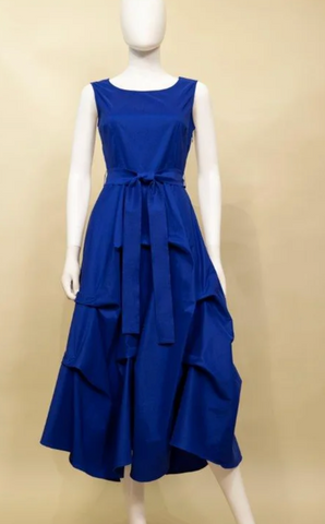 Samuel Dong Cobalt Blue Long Dress
