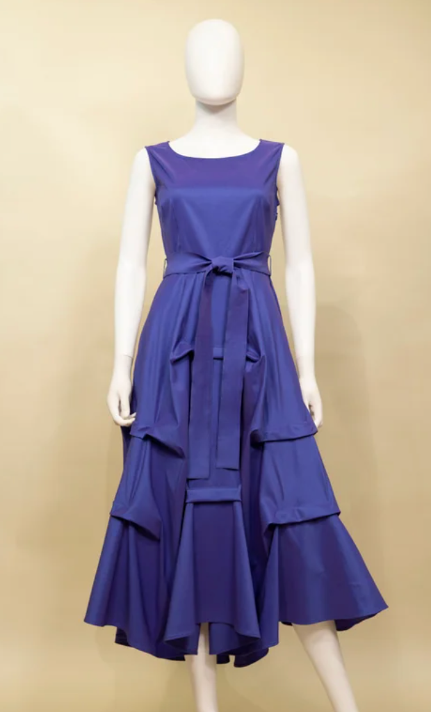 Samuel Dong Periwinkle Long Dress