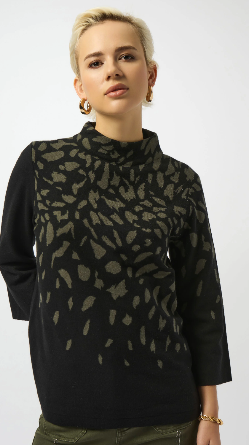 JR Animal Print Sweater