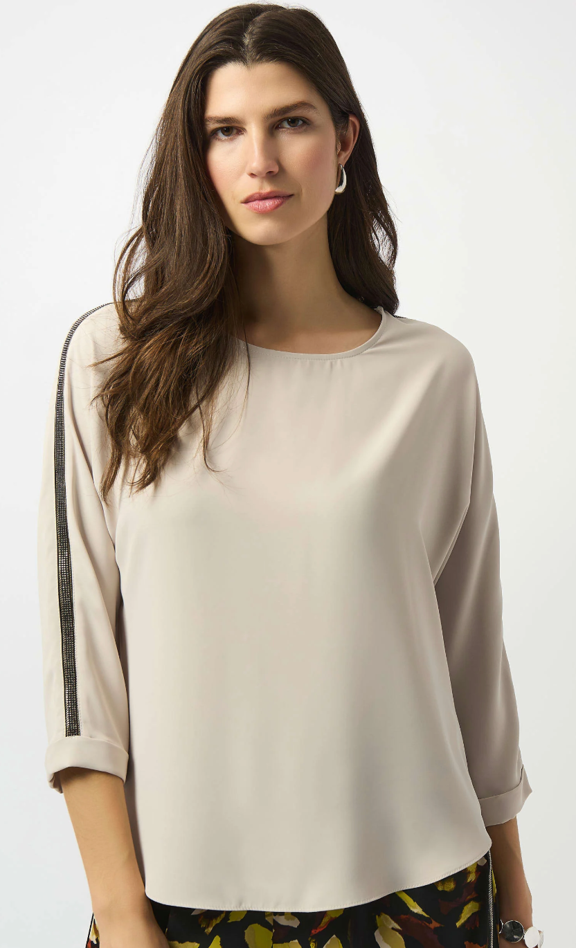 JR Moonstone Sleeve Detail Boxy Top