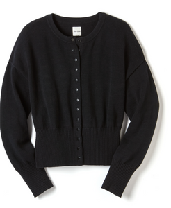 Nic & Zoe Black Snap it Up Cardigan