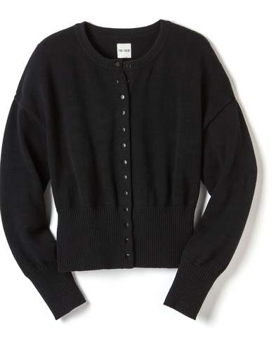 Nic & Zoe Black Snap it Up Cardigan