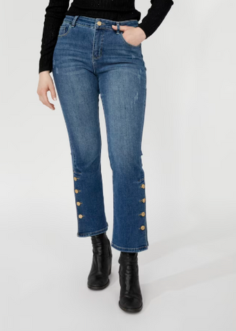 Frank Lyman Jeans W Button Detail