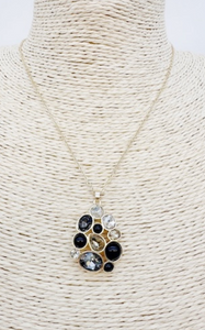 MB Alec Black Multi Necklace