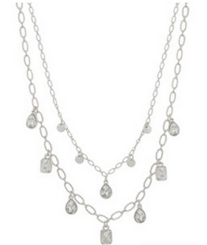 MB Breslin Silver Necklace