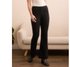 Tribal Black Audrey Pull On Flare Jean