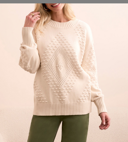 Tribal Moonstone Pattern Sweater