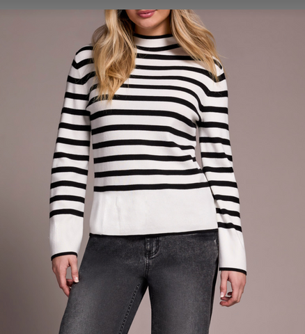 Tribal Cream/Back Stripe Sweater