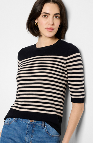 Nic & Zoe Stripe Pure Cotton Sweater Tee