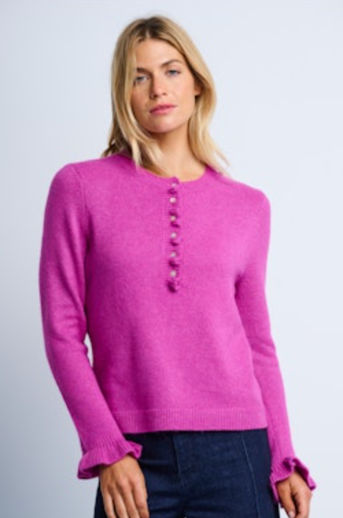 Lisa Todd Hot Orchid Allure Sweater
